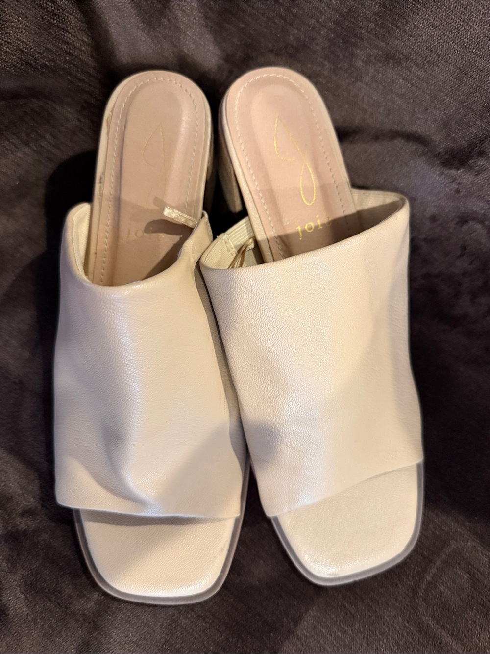 JOIE OLYMPIA IN  TAN SANDALS   Open-Toe Slide Mules